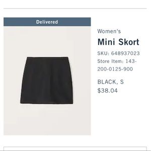 Abercrombie Mini Skort